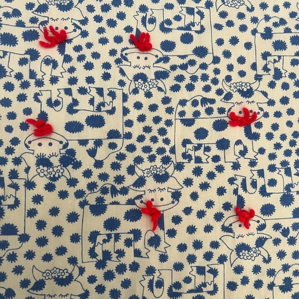 Handmade Reversible Bedspread 86 x 96 Colorful Animal Print - Picture 2 of 7